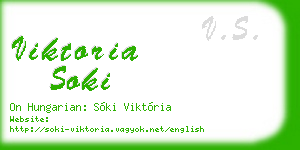 viktoria soki business card