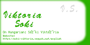 viktoria soki business card